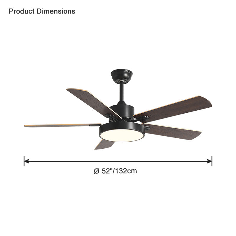 Olverai Slimline Ceiling Fan Lamp