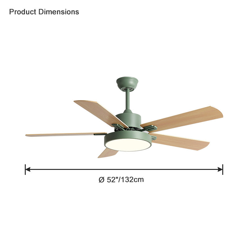 Olverai Slimline Ceiling Fan Lamp