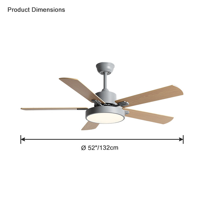Olverai Slimline Ceiling Fan Lamp
