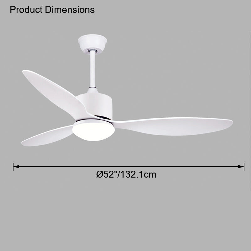 Olverai 3 Blade Modern Ceiling Fan Lamp