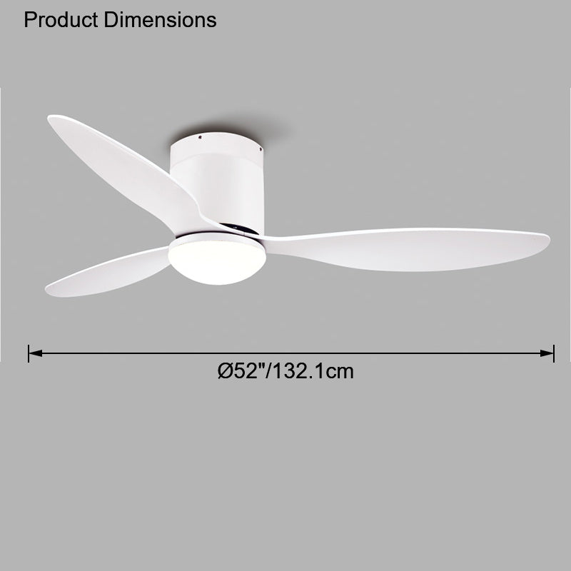 Olverai 3 Blade Modern Ceiling Fan Lamp