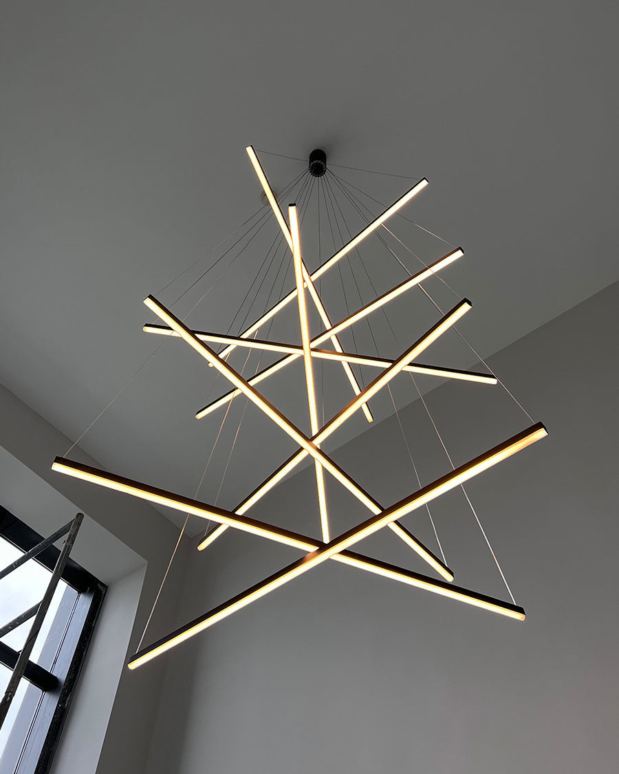 Olverai Multi Sticks LED Chandelier