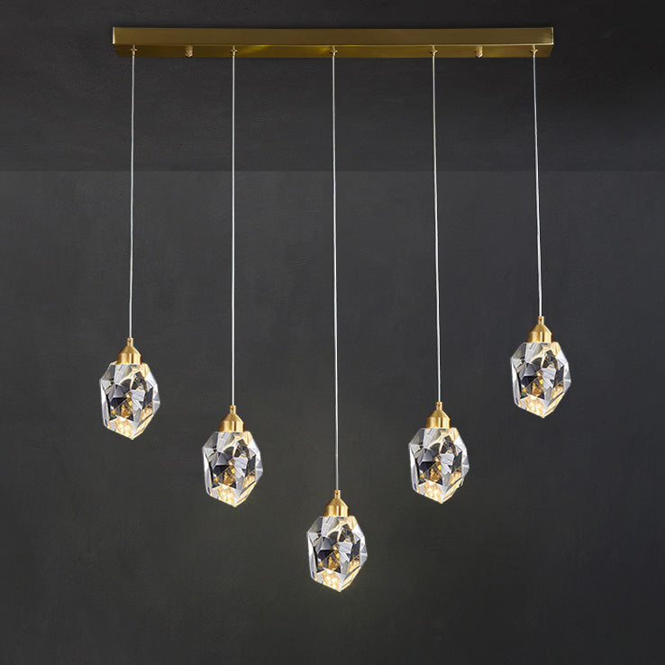 Olverai Rock Crystal Rain Chandelier