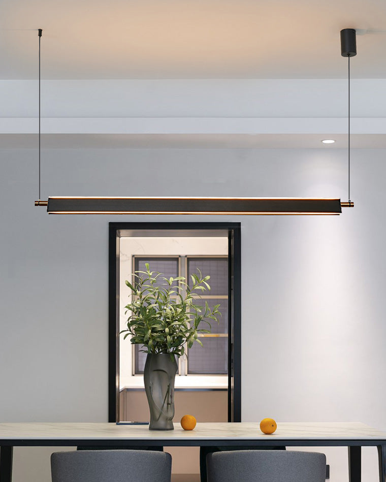 Olverai Black Linear Pendant Light