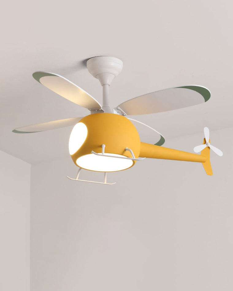 Olverai Airplane Children Ceiling Fan Lamp