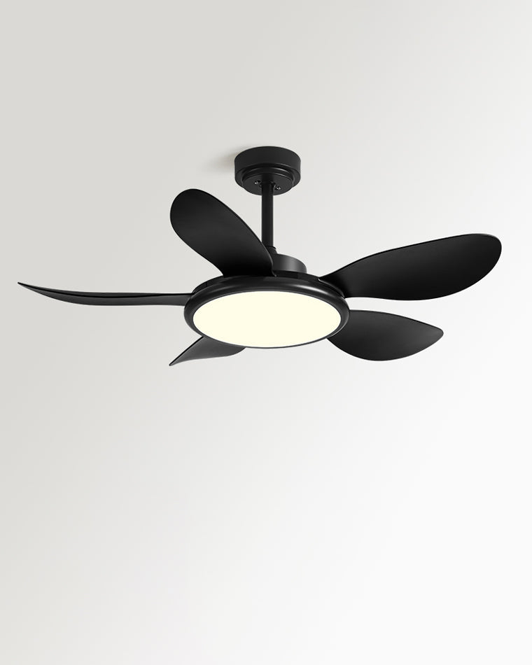 Olverai 5 Wood Blade Ceiling Fan Lamp