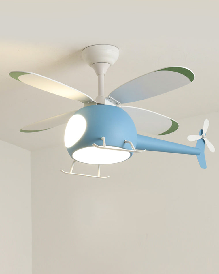 Olverai Airplane Children Ceiling Fan Lamp