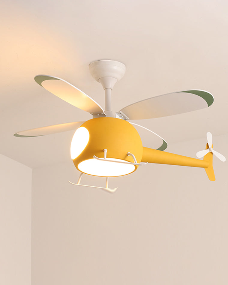 Olverai Airplane Children Ceiling Fan Lamp
