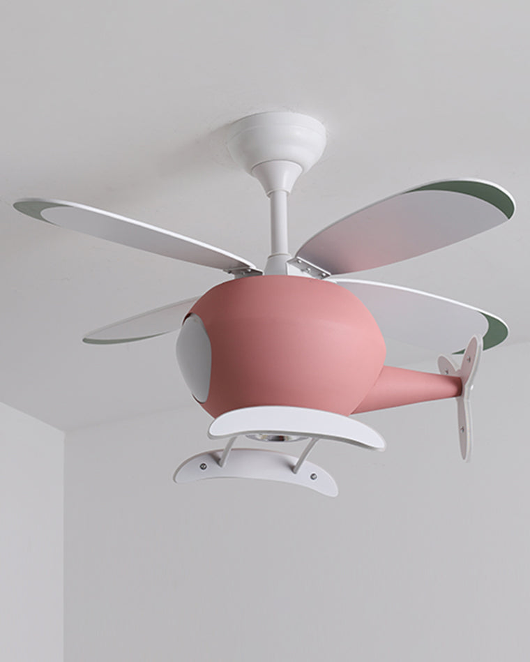 Olverai Airplane Children Ceiling Fan Lamp