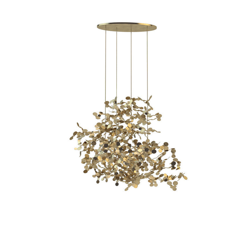 Olverai Argent/Gold Cloud Multi Pendant Chandelier
