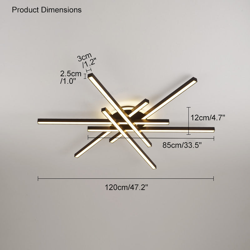 Olverai Integrated Led Flush Mount Ceiling Light