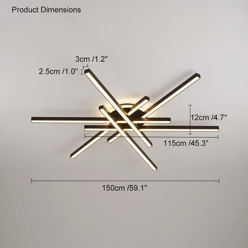 Olverai Integrated Led Flush Mount Ceiling Light