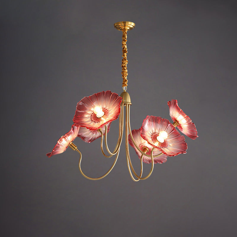 Olverai Lotus Flower Arm Chandelier