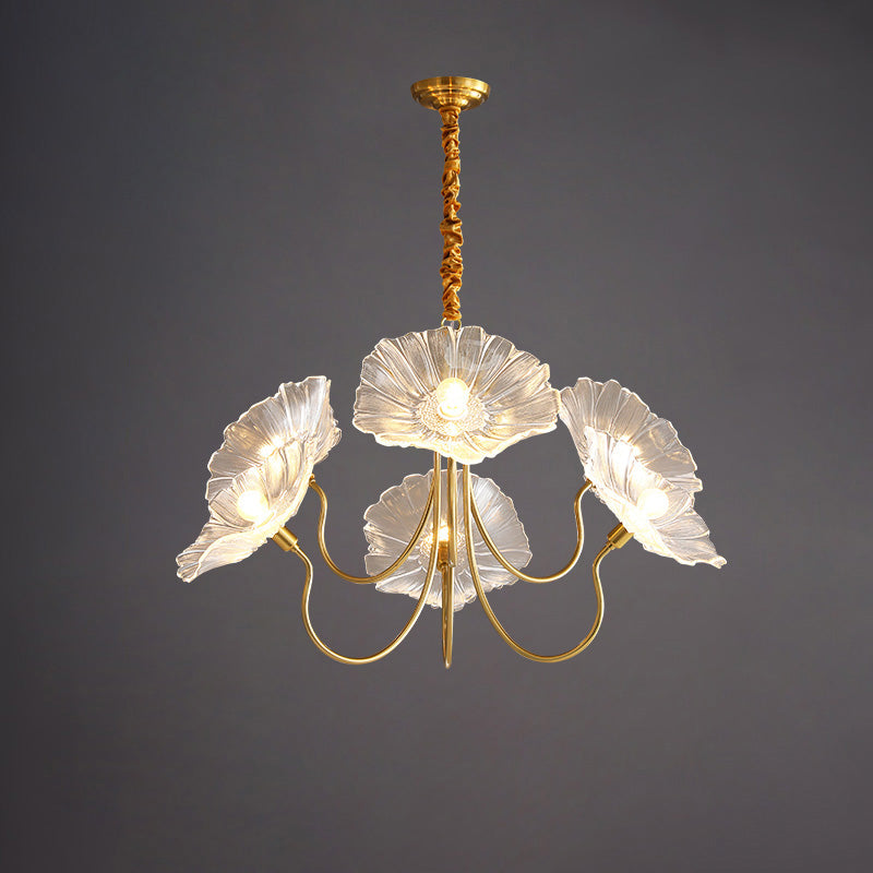 Olverai Lotus Flower Arm Chandelier