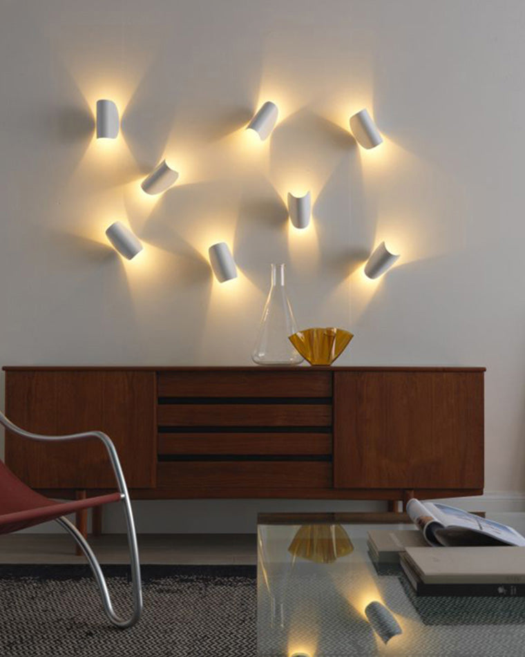 Olverai Adjustable Half Shade Wall Sconce
