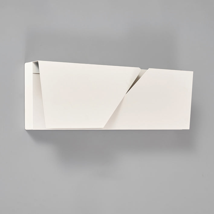 Olverai Rectangular Sculptural Art Wall Sconce