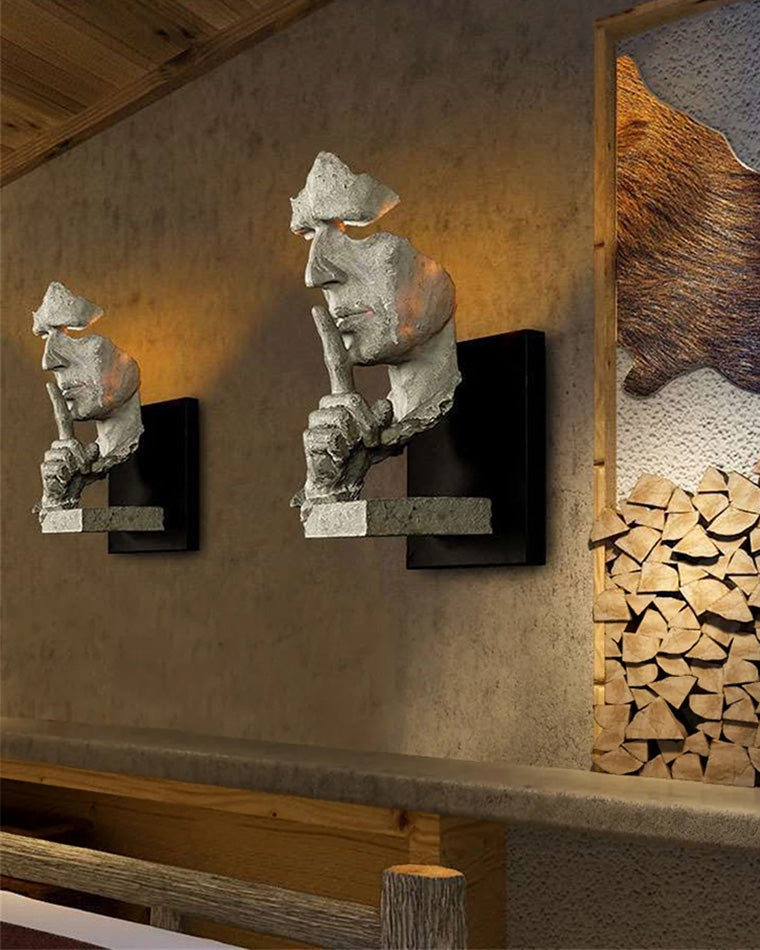 Olverai Silence Gesture Sculptural Wall Sconce