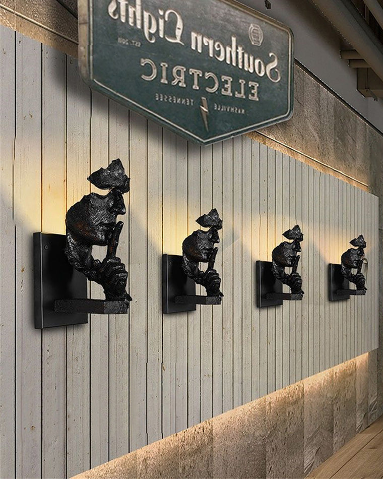Olverai Silence Gesture Sculptural Wall Sconce