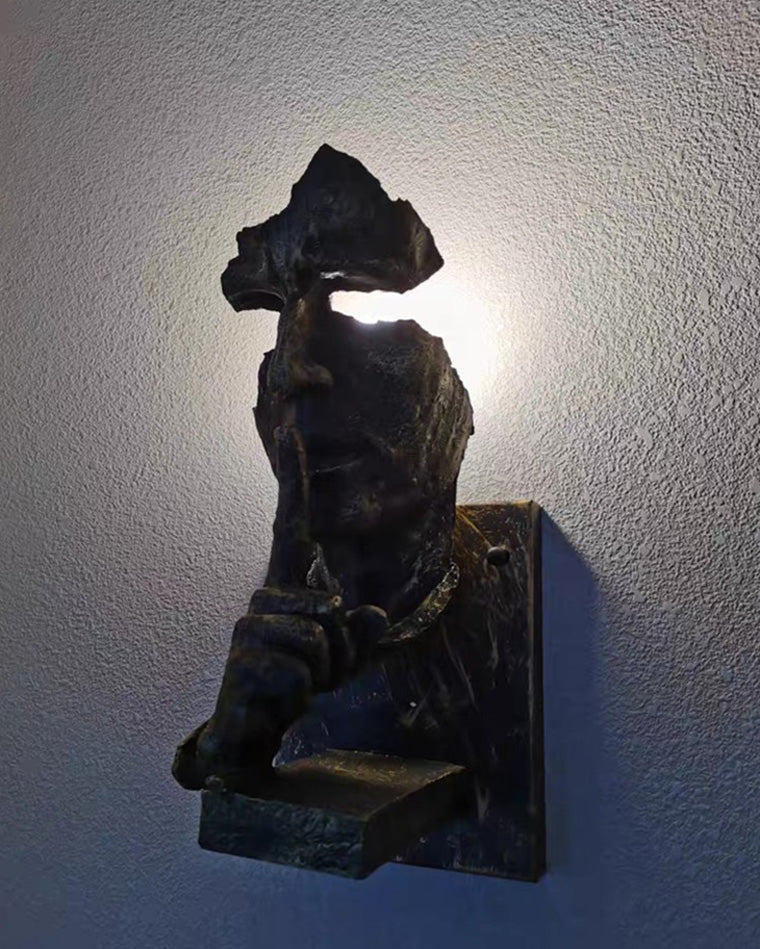 Olverai Silence Gesture Sculptural Wall Sconce