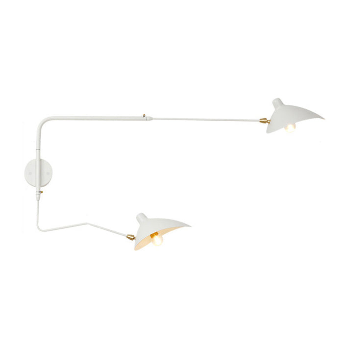 Olverai Articulating Swivel Double Arm Wall Sconce