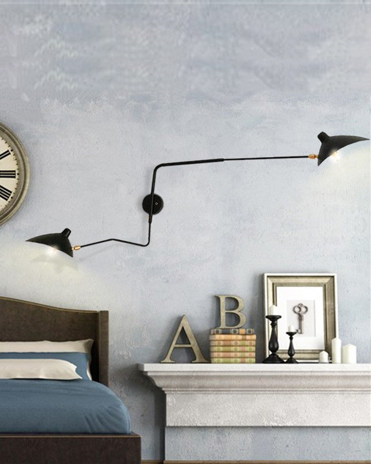 Olverai Articulating Swivel Double Arm Wall Sconce