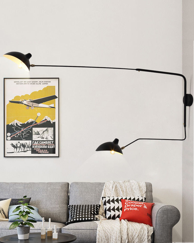 Olverai Articulating Swivel Double Arm Wall Sconce