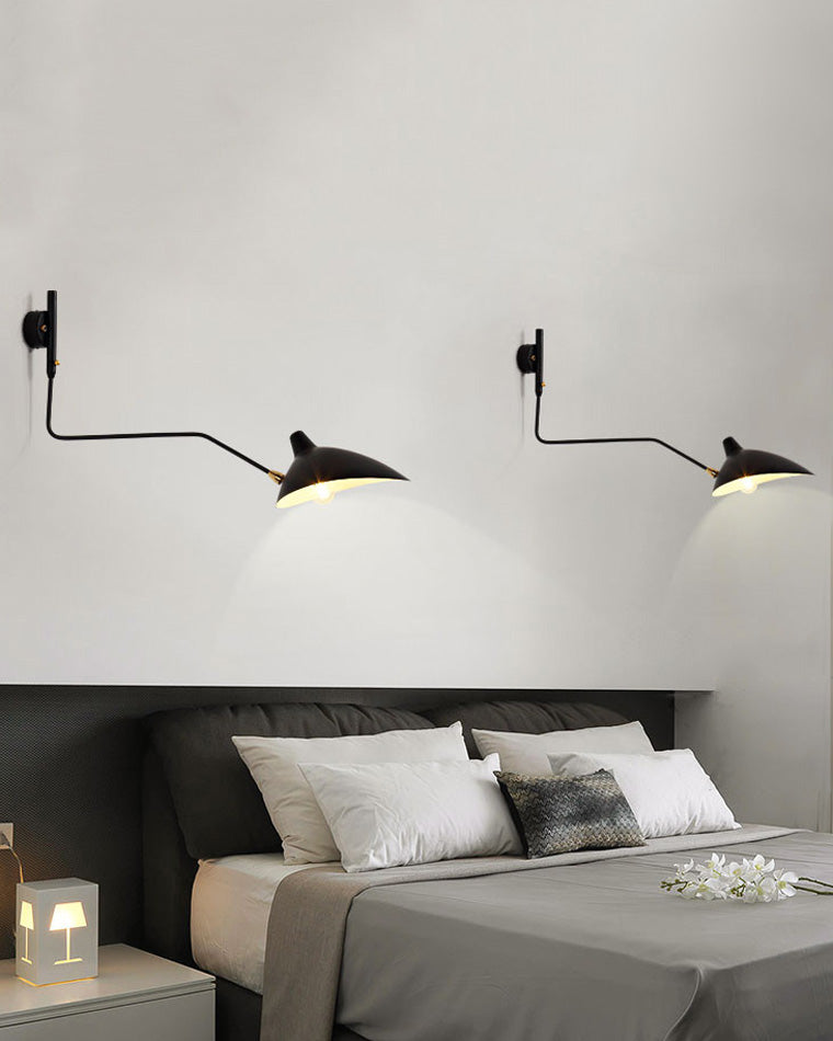 Olverai Articulating Swivel Double Arm Wall Sconce