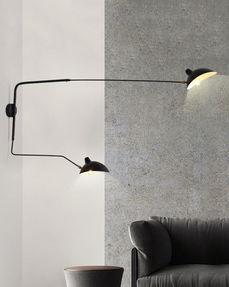 Olverai Articulating Swivel Double Arm Wall Sconce