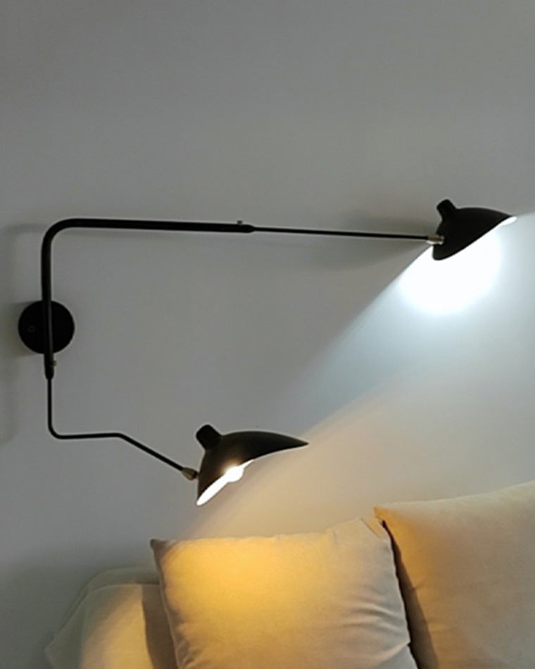 Olverai Articulating Swivel Double Arm Wall Sconce