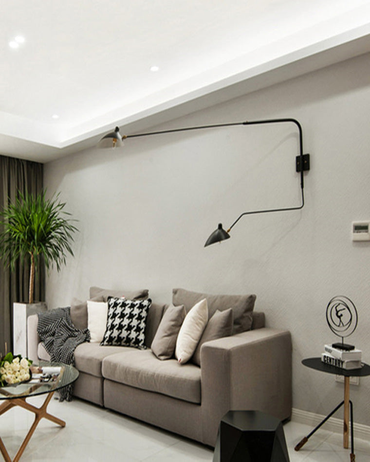 Olverai Articulating Swivel Double Arm Wall Sconce