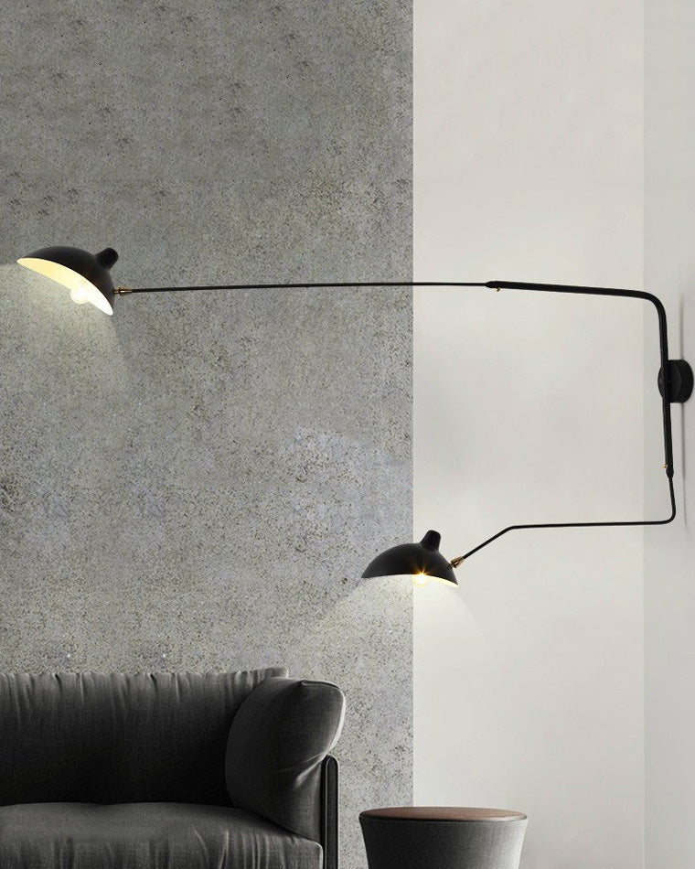 Olverai Articulating Swivel Double Arm Wall Sconce