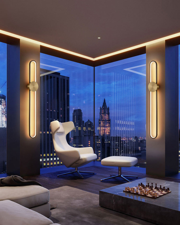 Olverai Long Oval LED Wall Sconce