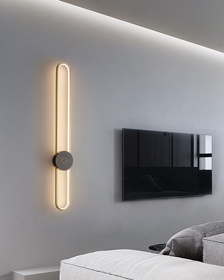 Olverai Long Oval LED Wall Sconce