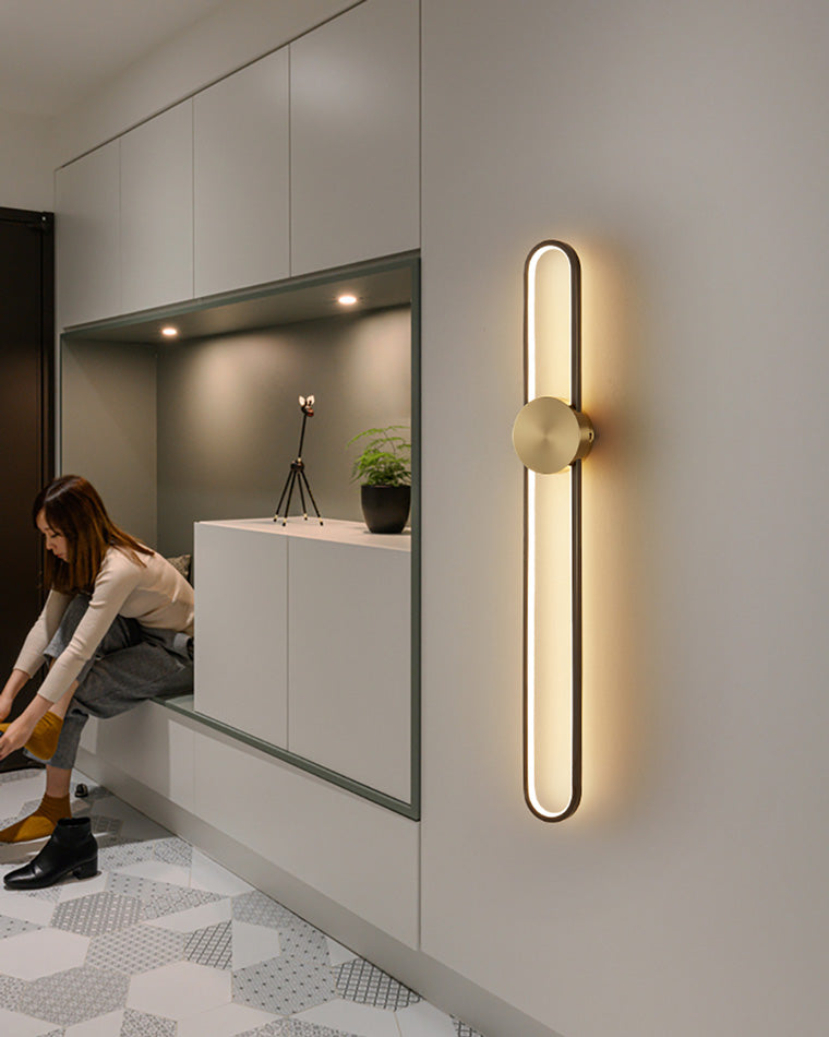 Olverai Long Oval LED Wall Sconce