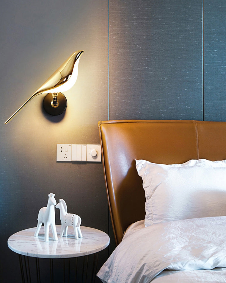 Olverai Gold Birds Wall Sconce