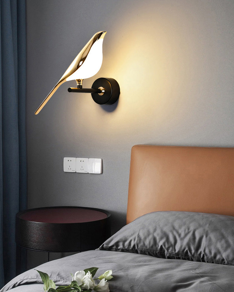 Olverai Gold Birds Wall Sconce