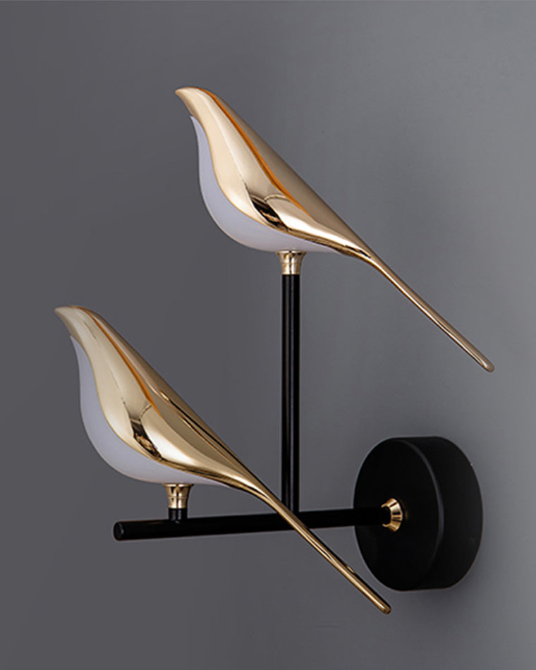 Olverai Gold Birds Wall Sconce