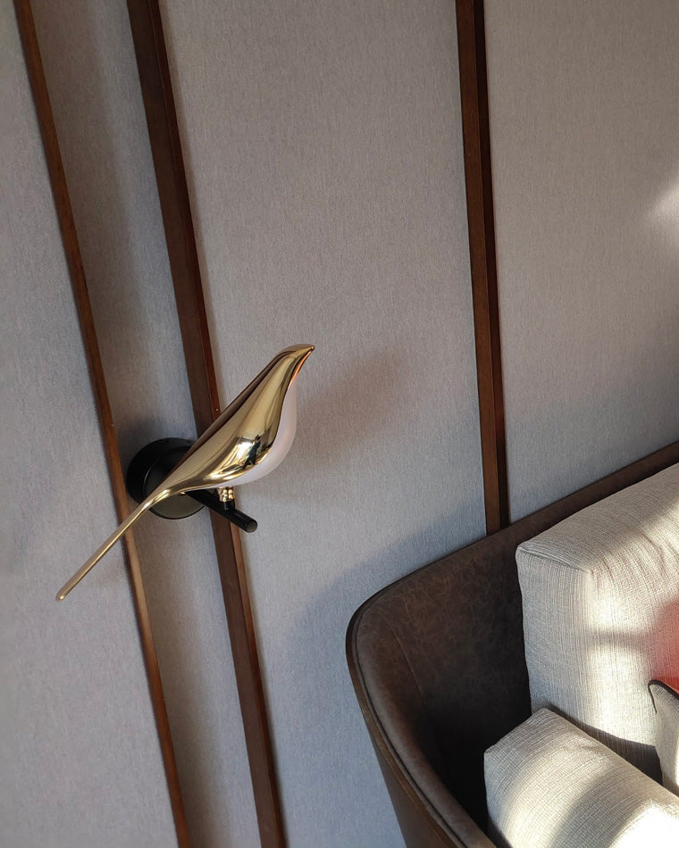 Olverai Gold Birds Wall Sconce