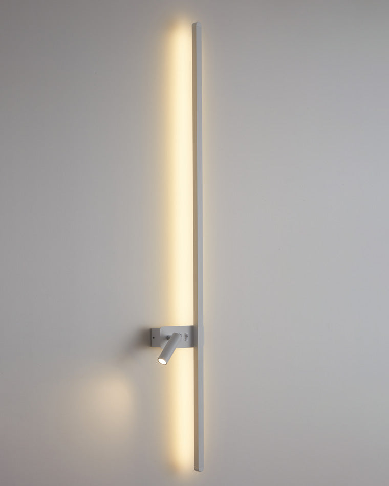 Olverai Switchable Long Linear Wall Sconce with Spotlight