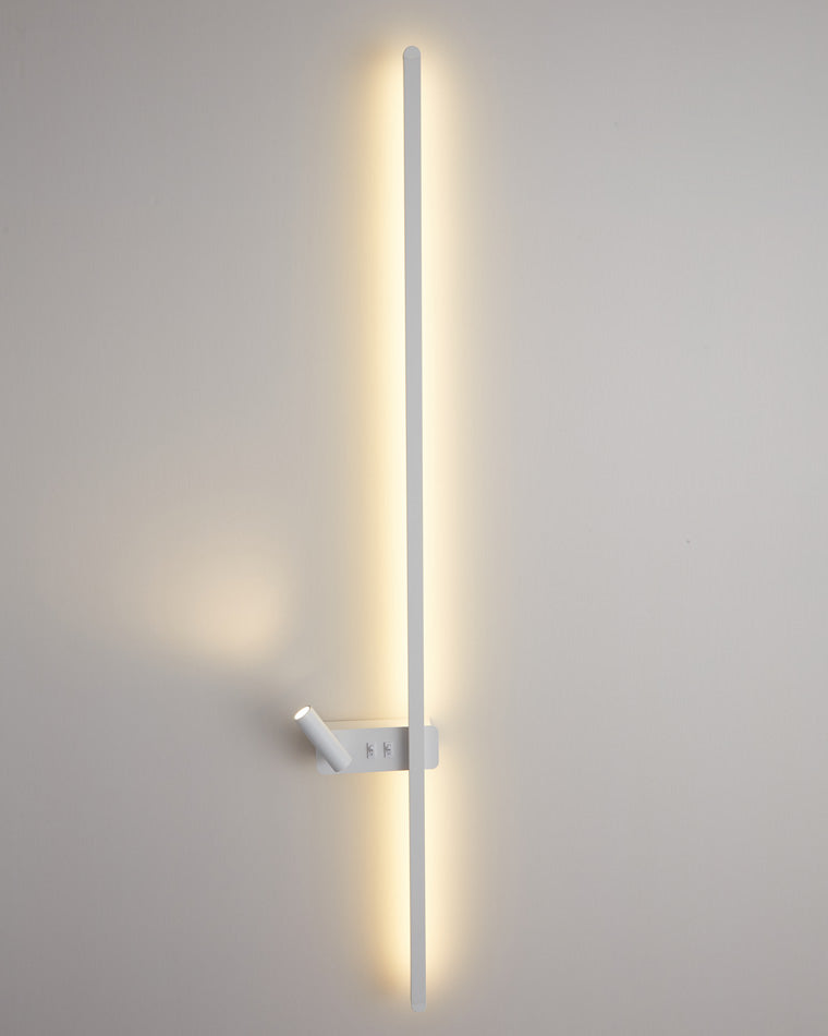 Olverai Switchable Long Linear Wall Sconce with Spotlight