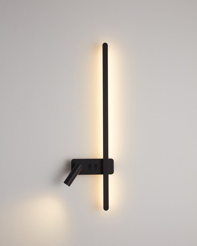 Olverai Switchable Long Linear Wall Sconce with Spotlight