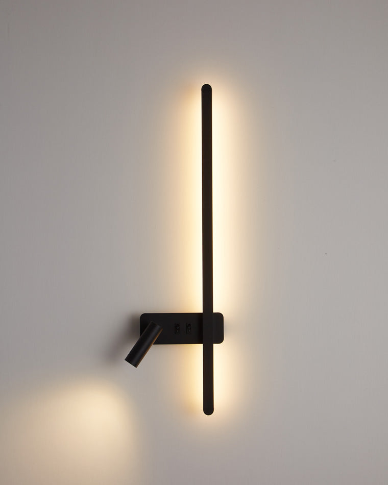 Olverai Switchable Long Linear Wall Sconce with Spotlight