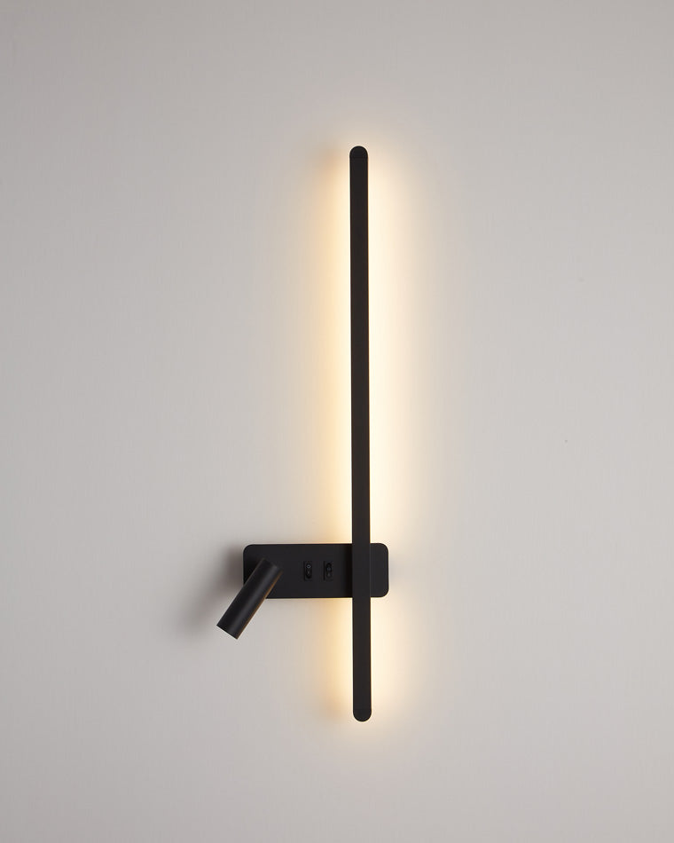 Olverai Switchable Long Linear Wall Sconce with Spotlight