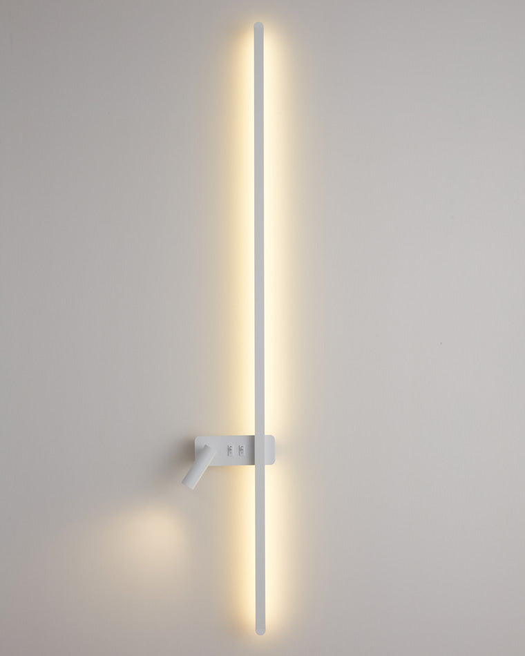 Olverai Switchable Long Linear Wall Sconce with Spotlight