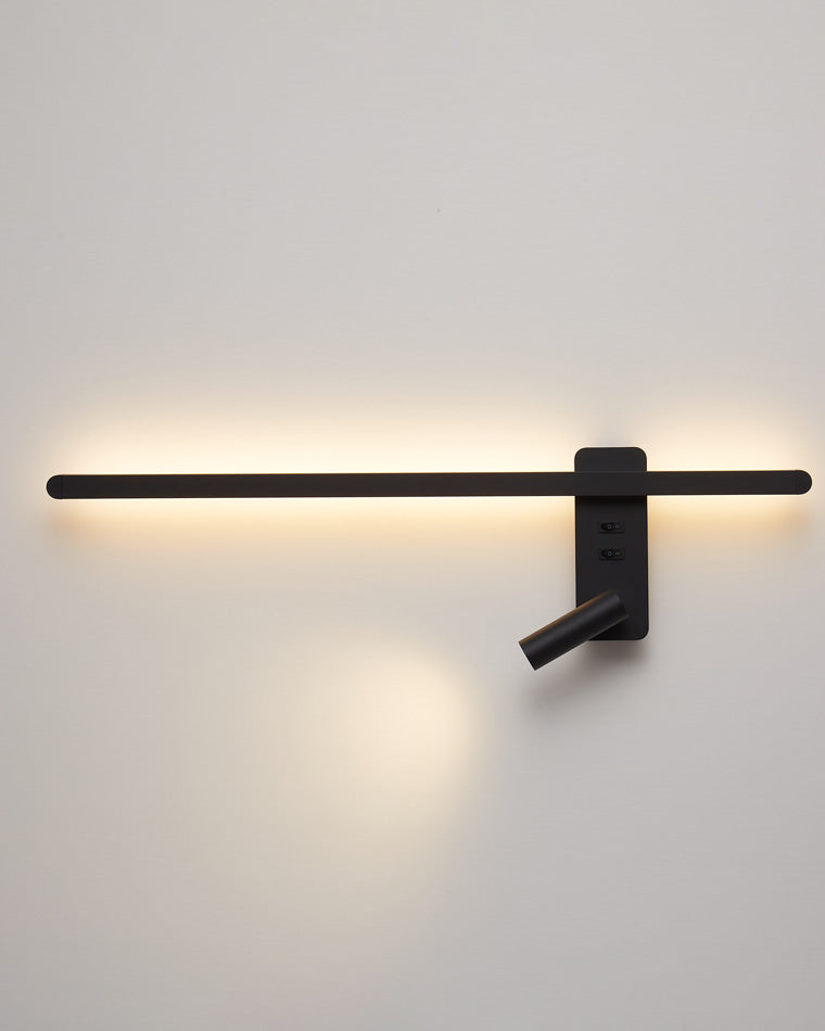 Olverai Switchable Long Linear Wall Sconce with Spotlight