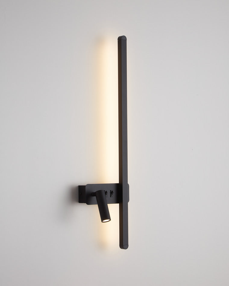 Olverai Switchable Long Linear Wall Sconce with Spotlight