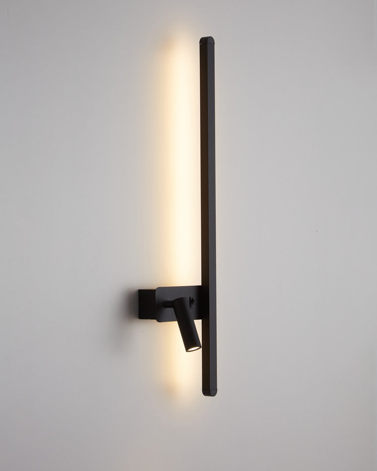 Olverai Switchable Long Linear Wall Sconce with Spotlight