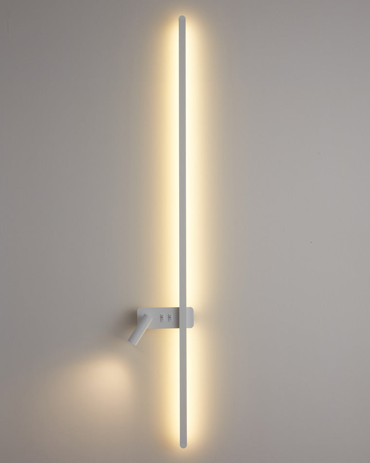 Olverai Switchable Long Linear Wall Sconce with Spotlight