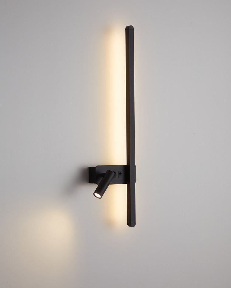 Olverai Switchable Long Linear Wall Sconce with Spotlight