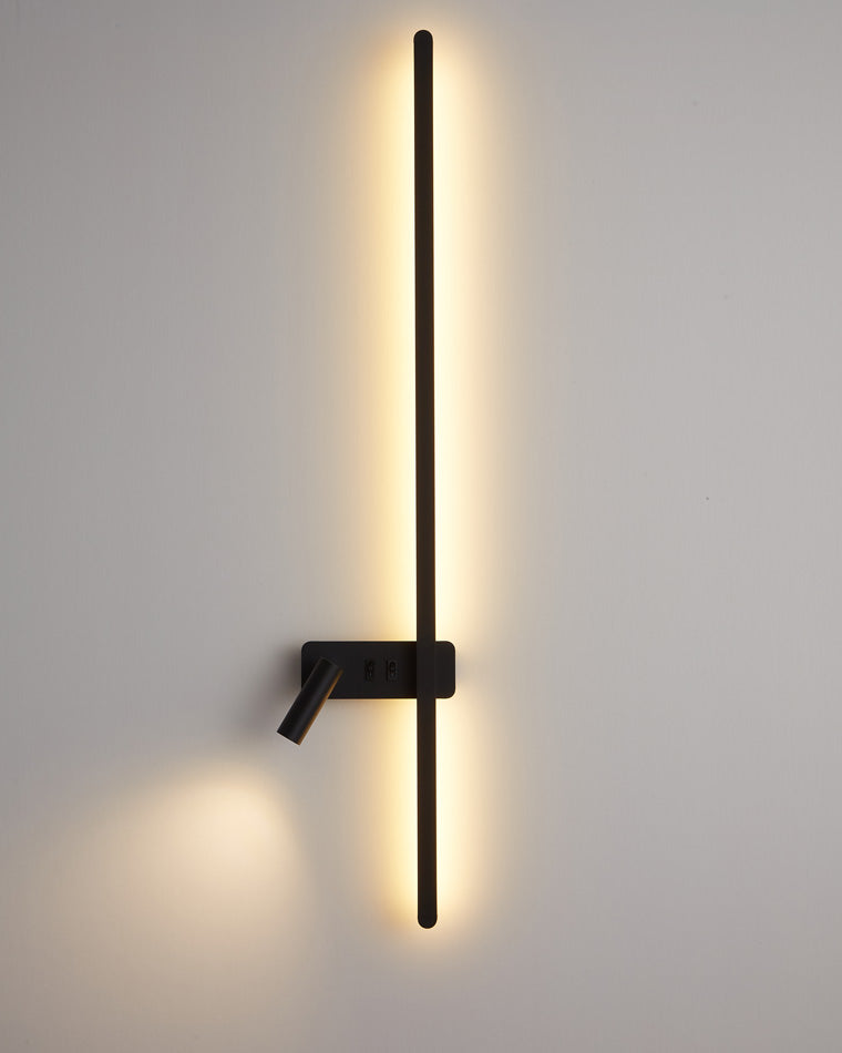 Olverai Switchable Long Linear Wall Sconce with Spotlight